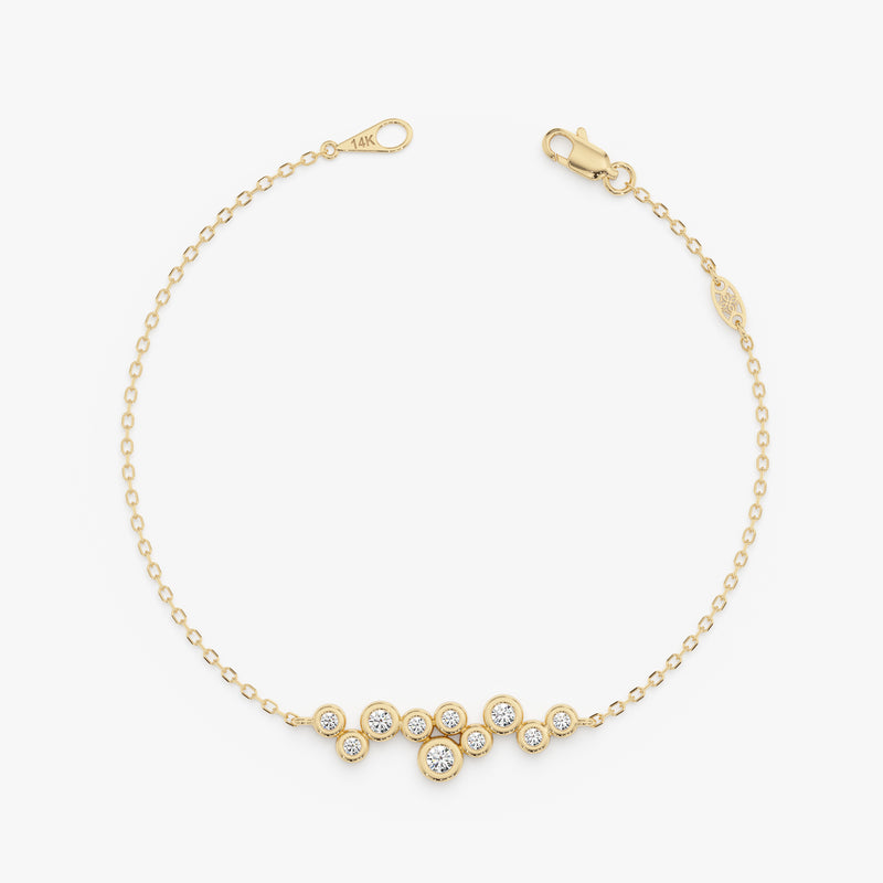 Cluster Diamond Bracelet, Azmindra