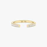 Lab Grown Diamond Cuff Ring, Anouk