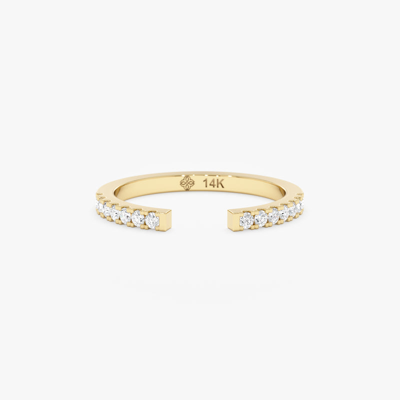 Lab Grown Diamond Cuff Ring, Anouk
