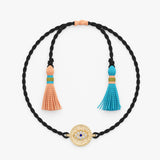 Diamond Evil Eye String Bracelet, Elarisyn