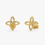 Four Leaf Clover Earrings, Lavinia