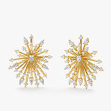 Diamond Starburst Statement Earrings, Serelise