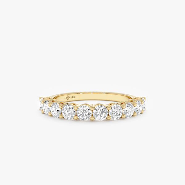 3 mm Round Diamond Half-Eternity, Dovie