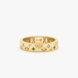 Celestial Ring in Solid Yellow Gold