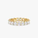 Lab Grown Diamond Prong Set Eternity Ring - 3.4 mm, Soraya
