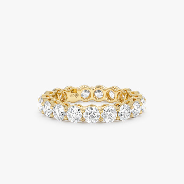 Lab Grown Diamond Prong Set Eternity Ring - 3.4 mm, Soraya