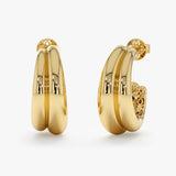 Double Line Plain Hoop, Azenor