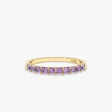 Princess-cut Amethyst Ring, Cyra
