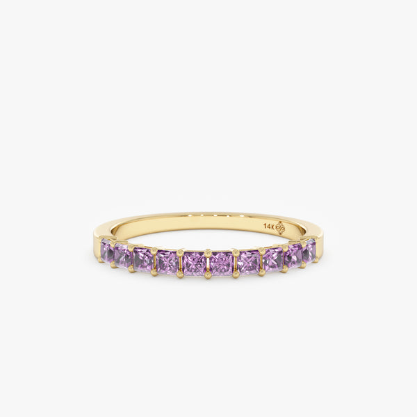 Princess-cut Amethyst Ring, Cyra