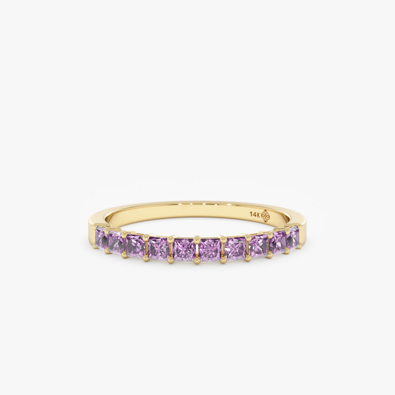 Princess-cut Amethyst Ring, Cyra