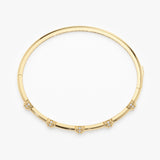 Lab Diamond Accent Bangle, Taissa