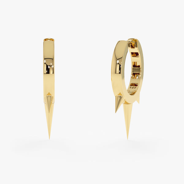 Gold Spike Hoops, Stormi