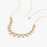 Pavé Diamond Collar Necklace, Zorya