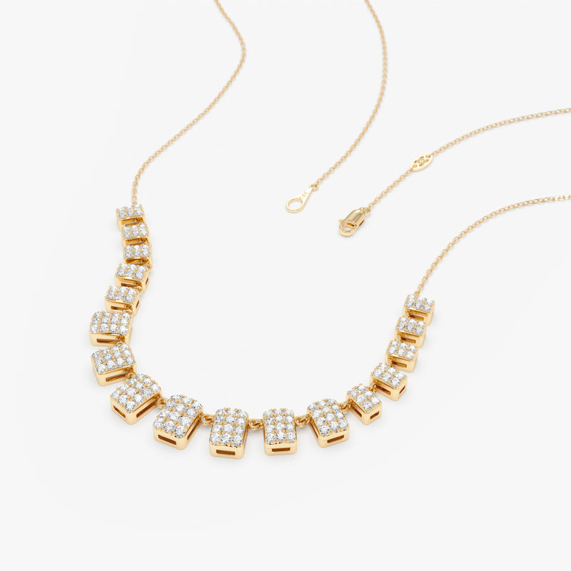 Pavé Diamond Collar Necklace, Zorya