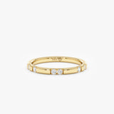 Diamond Dot-Dash Ring, Lab Grown Diamonds,Honora