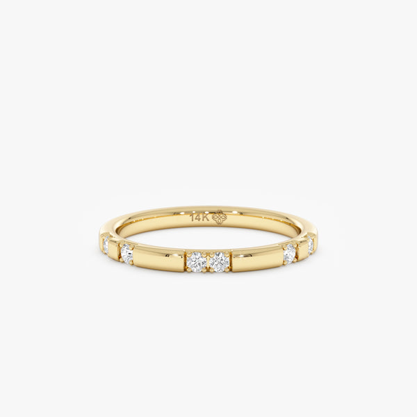 Diamond Dot-Dash Ring, Lab Grown Diamonds,Honora