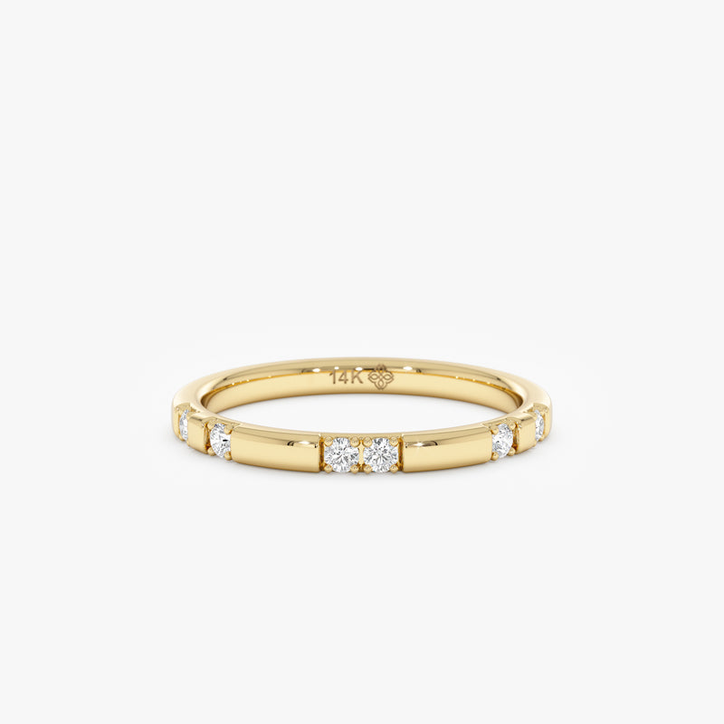 Diamond Dot-Dash Ring, Lab Grown Diamonds,Honora