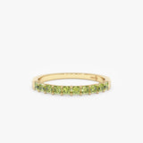 Princess-cut Peridot Ring, Cyra
