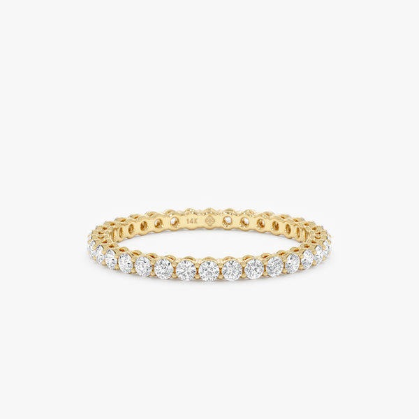 Lab Grown Diamond Prong Set Eternity Ring - 2 mm, Soraya