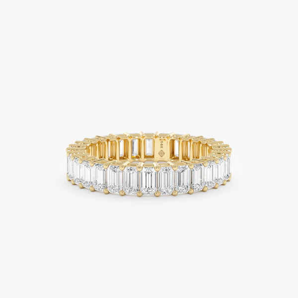 Lab Grown Baguette Eternity Band, Sylvaine