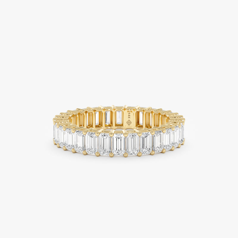 Lab Grown Baguette Eternity Band, Sylvaine