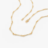 Gold Bar Link Chain Necklace, Unisex Gift, Arianwen