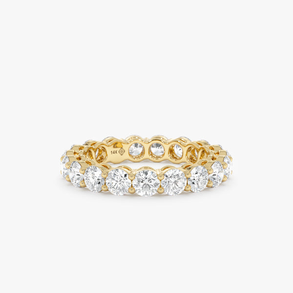 Lab Grown Diamond Prong Set Eternity Ring - 3 mm, Soraya