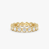 Lab Grown Diamond Bezel Eternity Ring - 3.7 mm, Neoma
