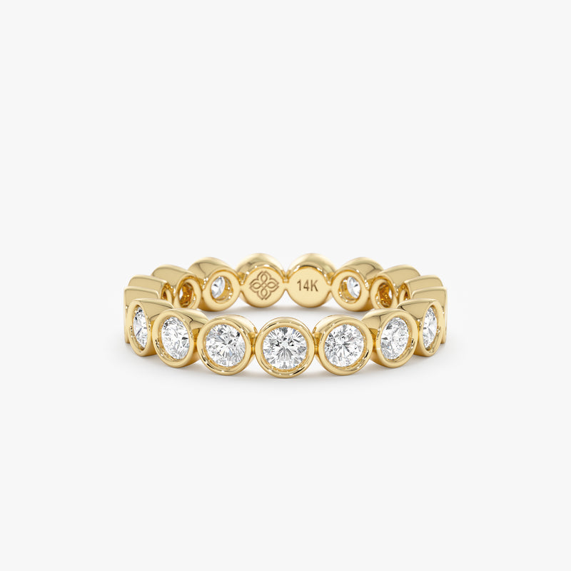 Lab Grown Diamond Bezel Eternity Ring - 3.7 mm, Neoma