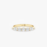Lab-Grown Diamond Wedding Band, Elif