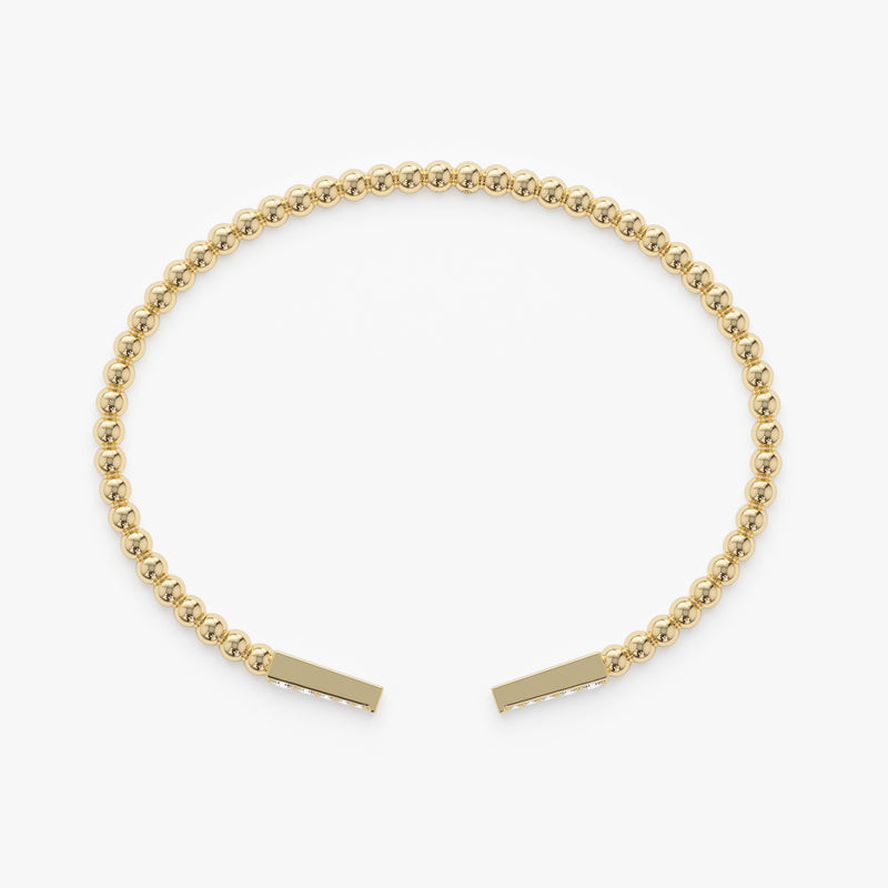 Diamond Open Cuff Bangle, Junia