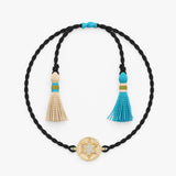 Diamond Star of David String Bracelet, Elarisyn