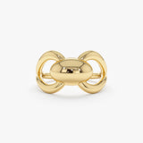 Solid Gold Bow Ring, Izee