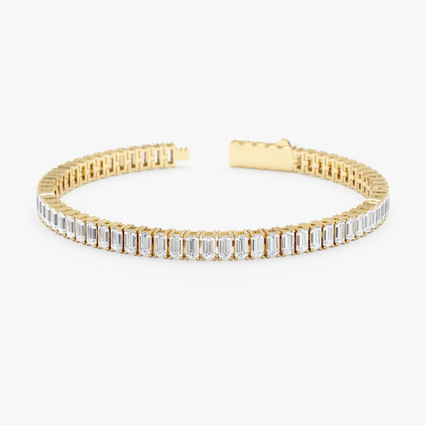 Baguette Lab Diamond Tennis Bracelet Eulalia