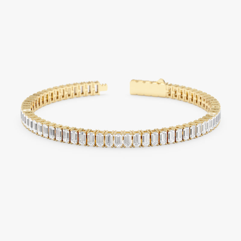 Baguette Lab Diamond Tennis Bracelet Eulalia