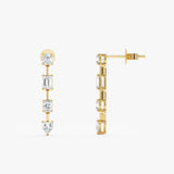 Fancy Cut Lab Grown Earrings, Winifred