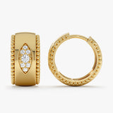 Lab-Grown Diamond Pave Huggie, Blythe