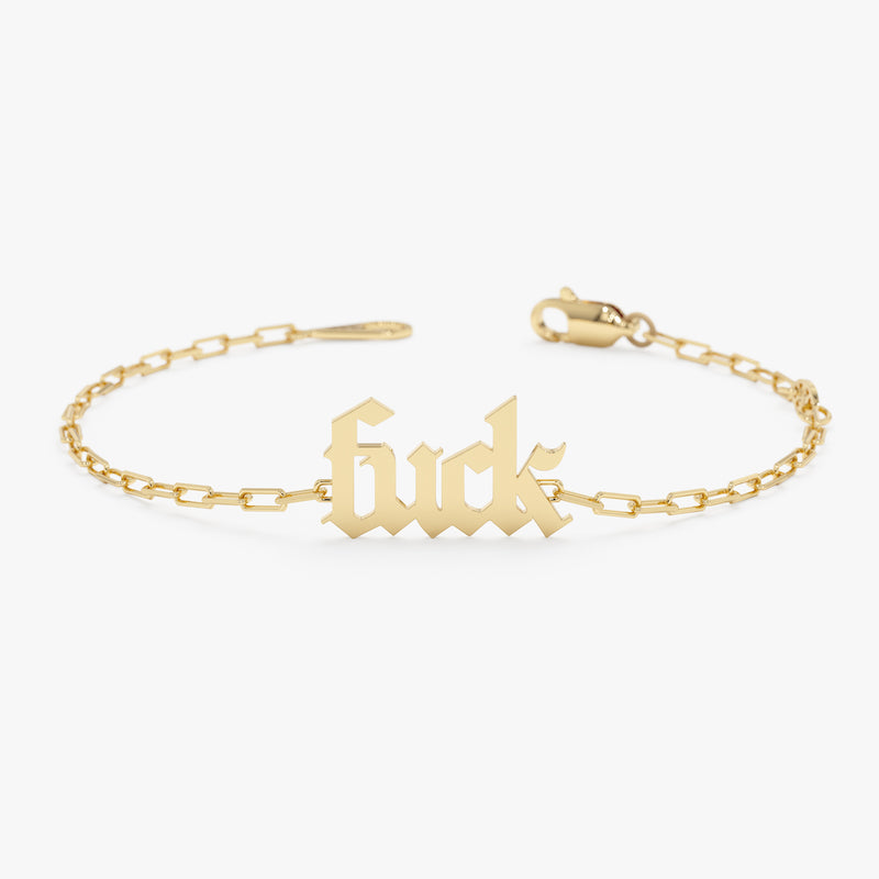 Old English Fuck Bracelet, Ysolaine