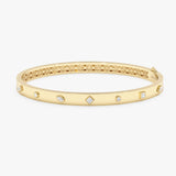 Mix Shape Diamond Bangle, Fiora