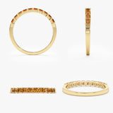 Princes-Cut Citrine Ring, Cyra