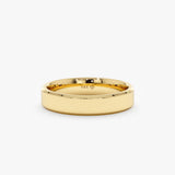 yellow gold wedding band