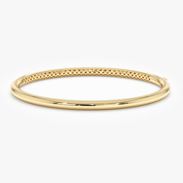 3.5 mm Minimalist Dome Bangle, Caia