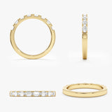 Baguette Lab Grown Diamond Ring, Olivienne