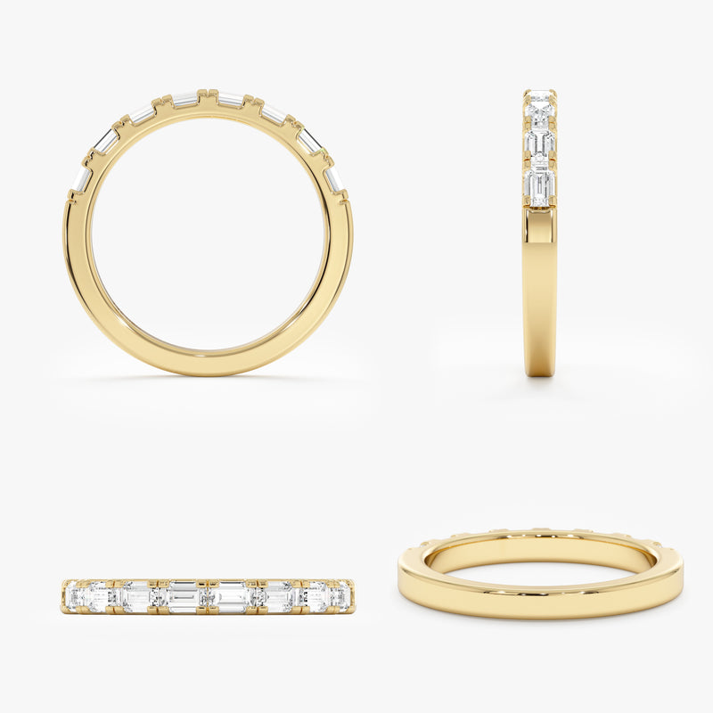 Baguette Lab Grown Diamond Ring, Olivienne