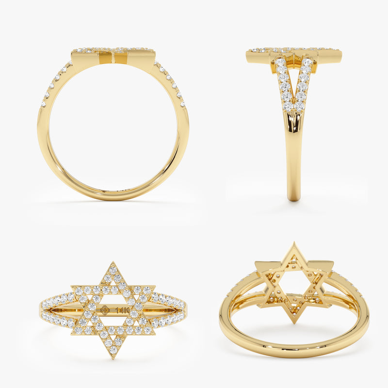 Star of David Diamond Ring, Tirzah