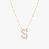 Lab Grown Diamond Initial Necklace, Anouk