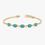 Turquoise Station Bracelet, Avenara