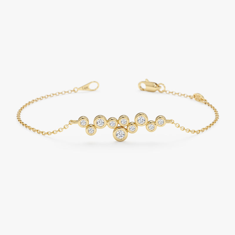 Cluster Diamond Bracelet, Azmindra