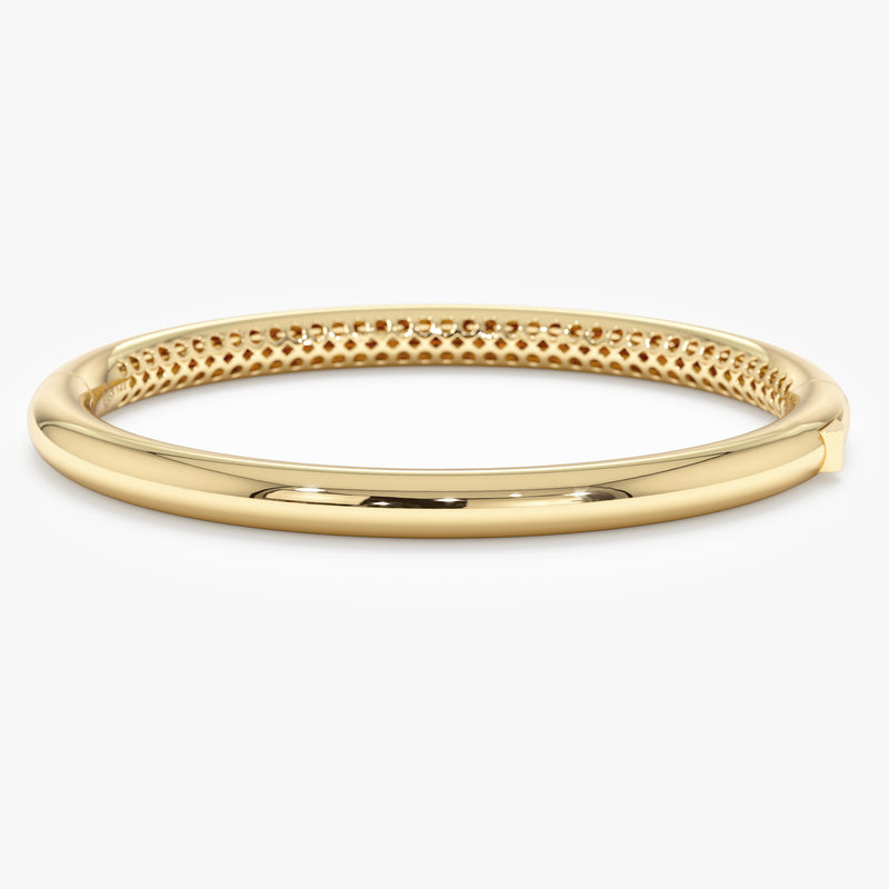 5 mm Minimalist Dome Bangle, Caia