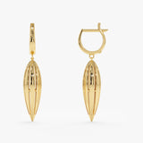 Handmade, Art Deco Design Drop Earring